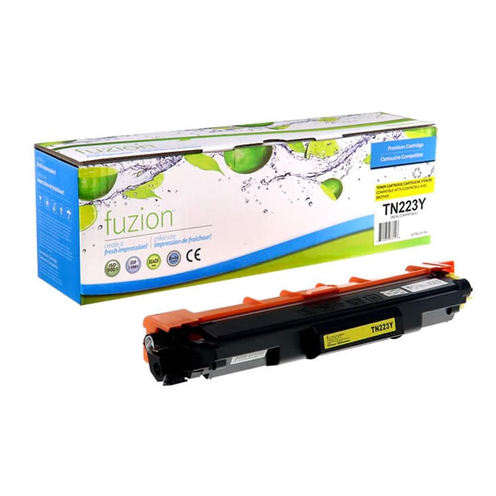 Fuzion New Compatible Toner for Brother TN223Y - Yellow