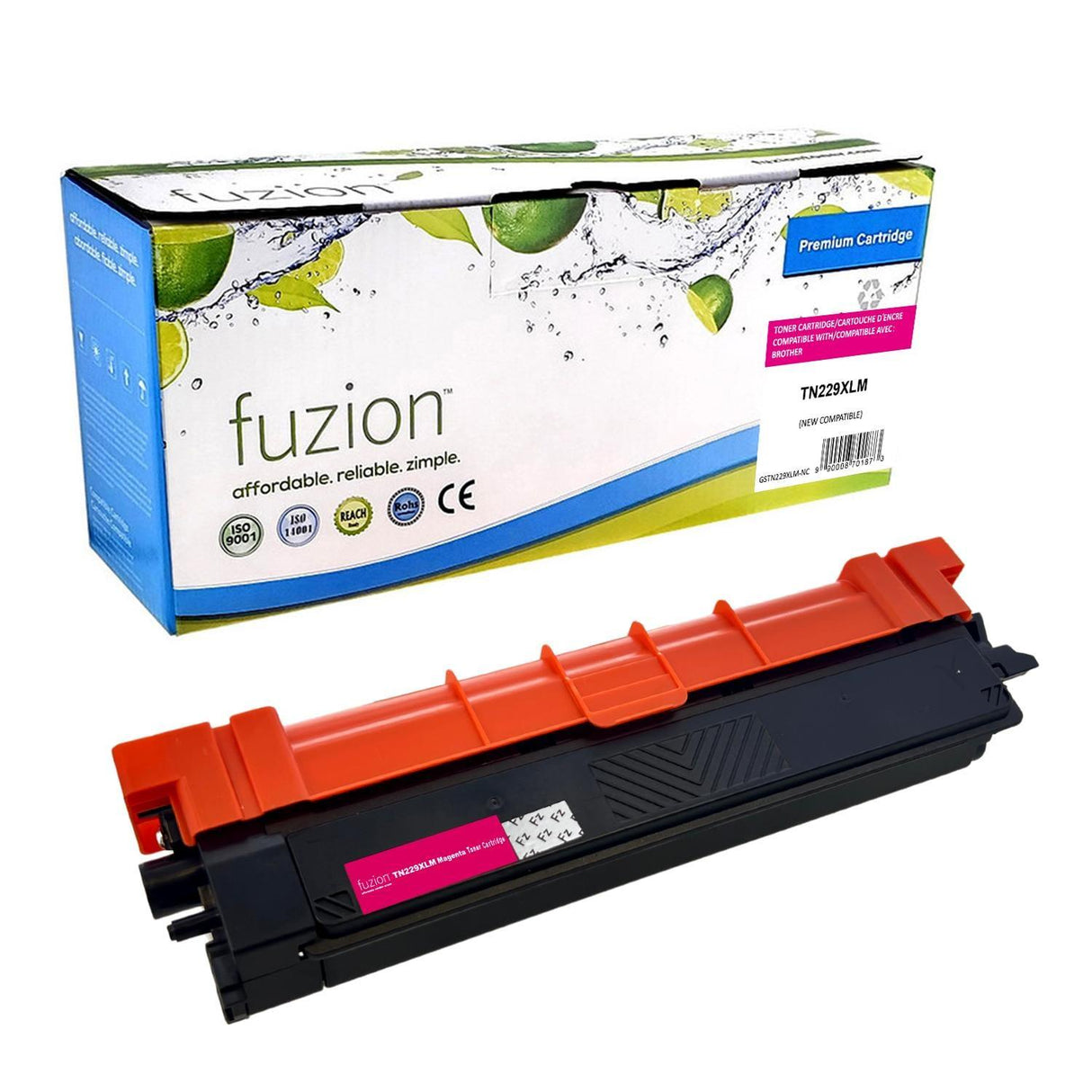 Fuzion New Compatible Toner for Brother TN229XLM - Magenta