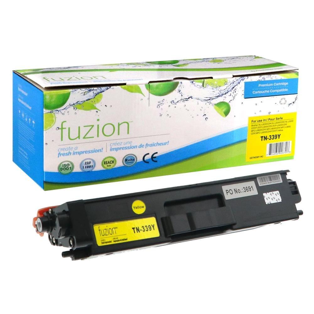 Fuzion New Compatible Toner for Brother TN339Y - Yellow