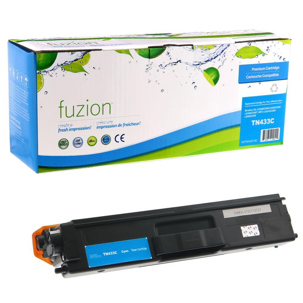 Fuzion New Compatible Toner for Brother TN433C - Cyan
