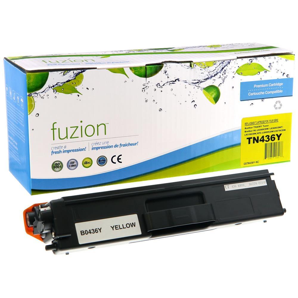 Fuzion New Compatible Toner for Brother TN436Y - Yellow