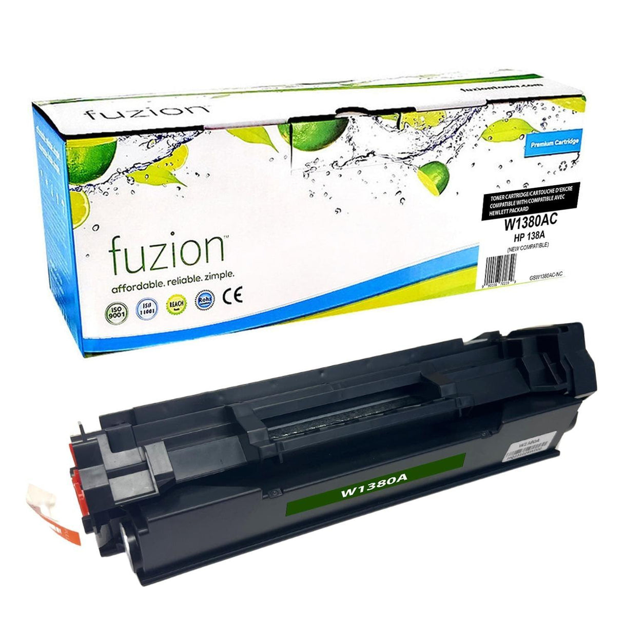 Fuzion New Compatible Toner for HP W1380A (138A)