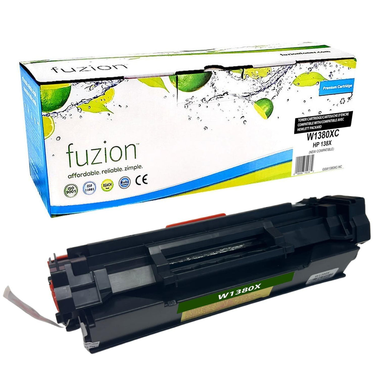 Fuzion New Compatible Toner for HP W1380X (138X)