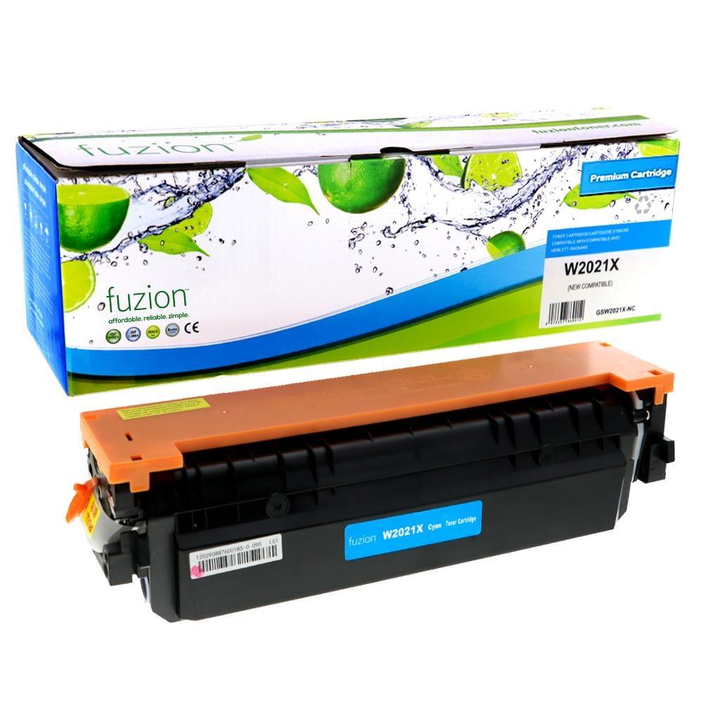 Fuzion New Compatible Toner for HP W2021X (414X) - Cyan