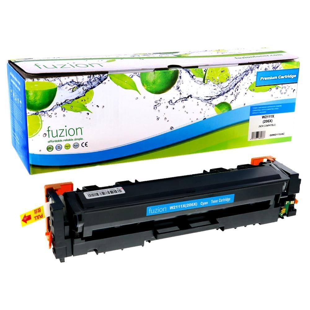 Fuzion New Compatible Toner for HP W2111X (206X) - Cyan