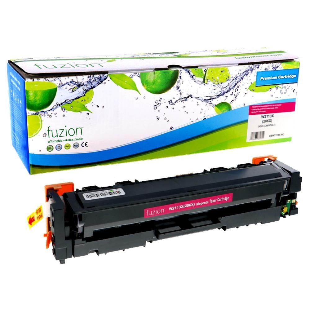 Fuzion New Compatible Toner for HP W2113X (206X) - Magenta