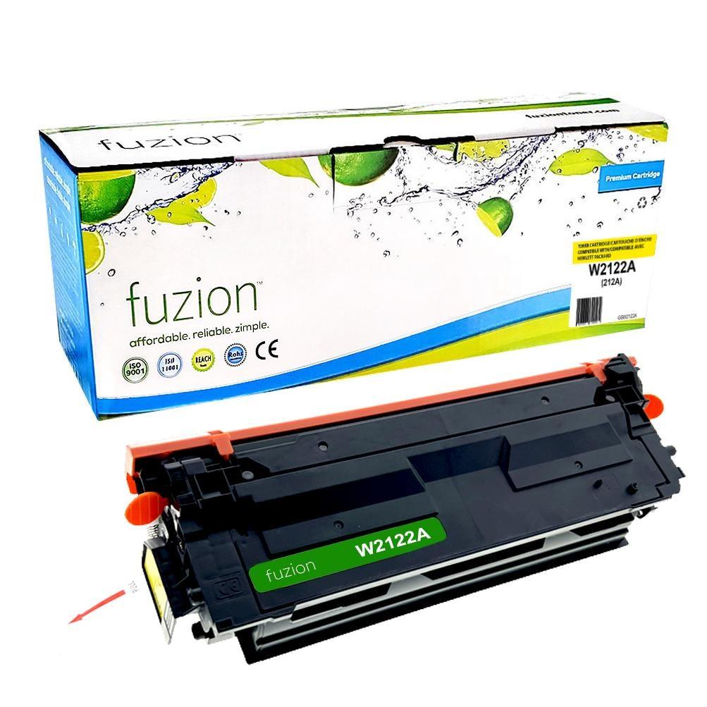 Fuzion Remanufactured Toner for HP W2122A (212A) - Yellow