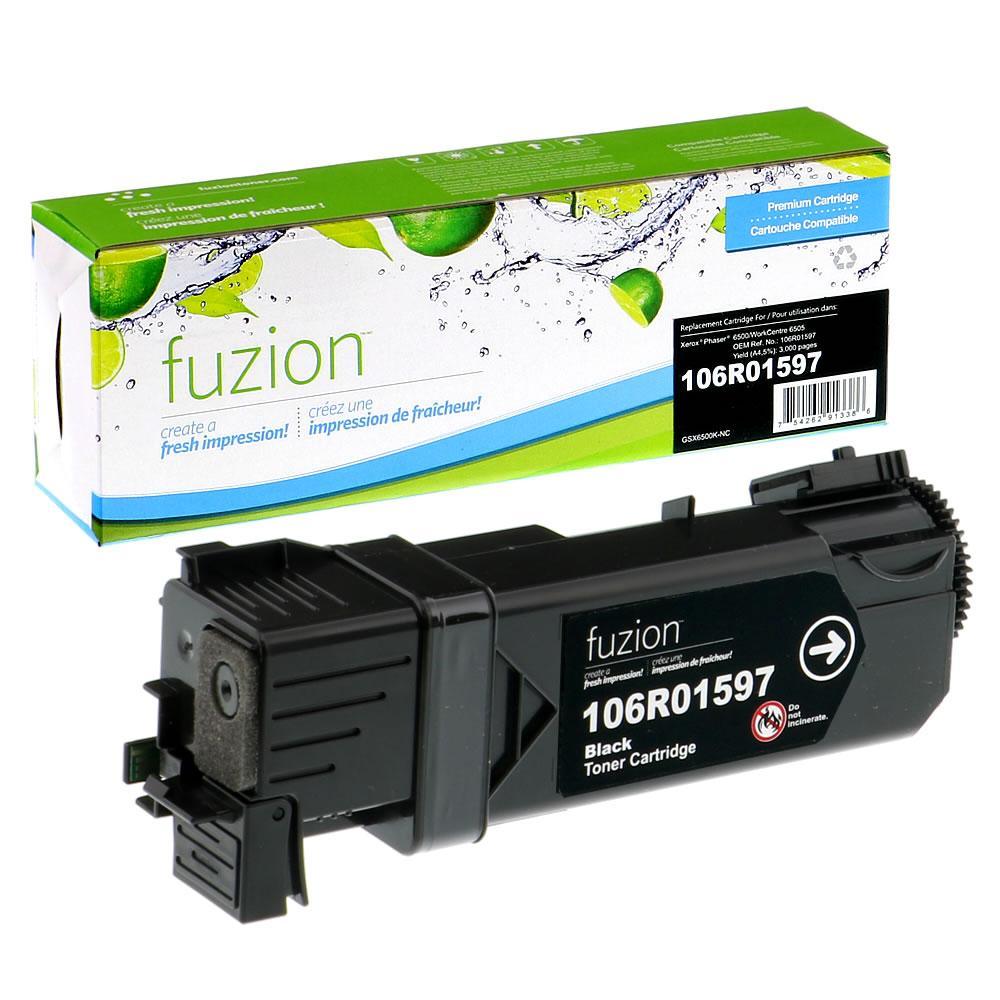 Fuzion New Compatible Toner for Xerox 106R01597 - Black