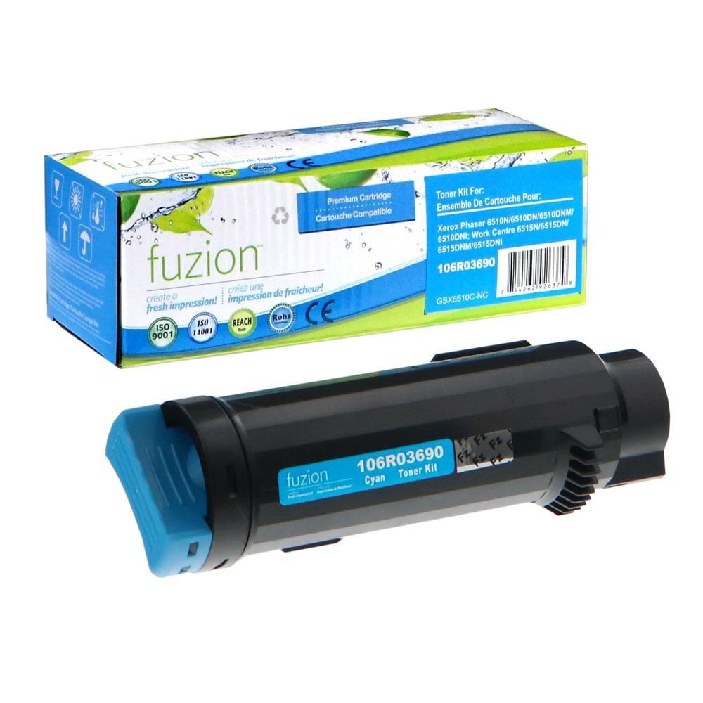 Fuzion New Compatible Toner for Xerox 106R03690 - Cyan