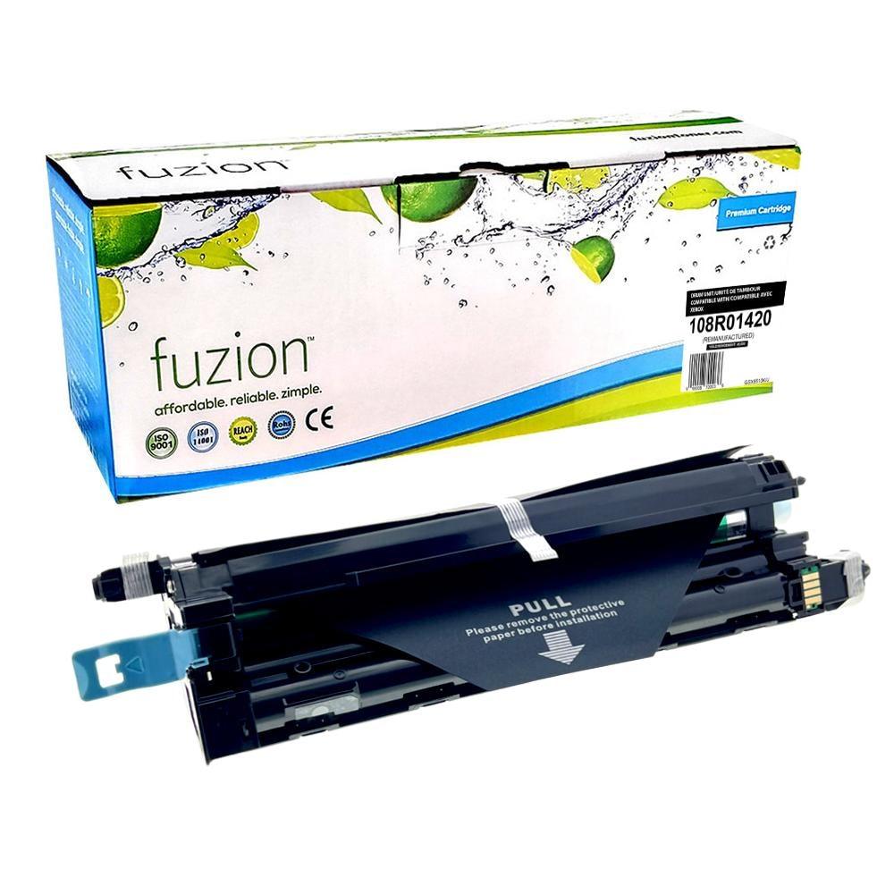 Fuzion Remanufactured Drums for Xerox 108R01420 - Black