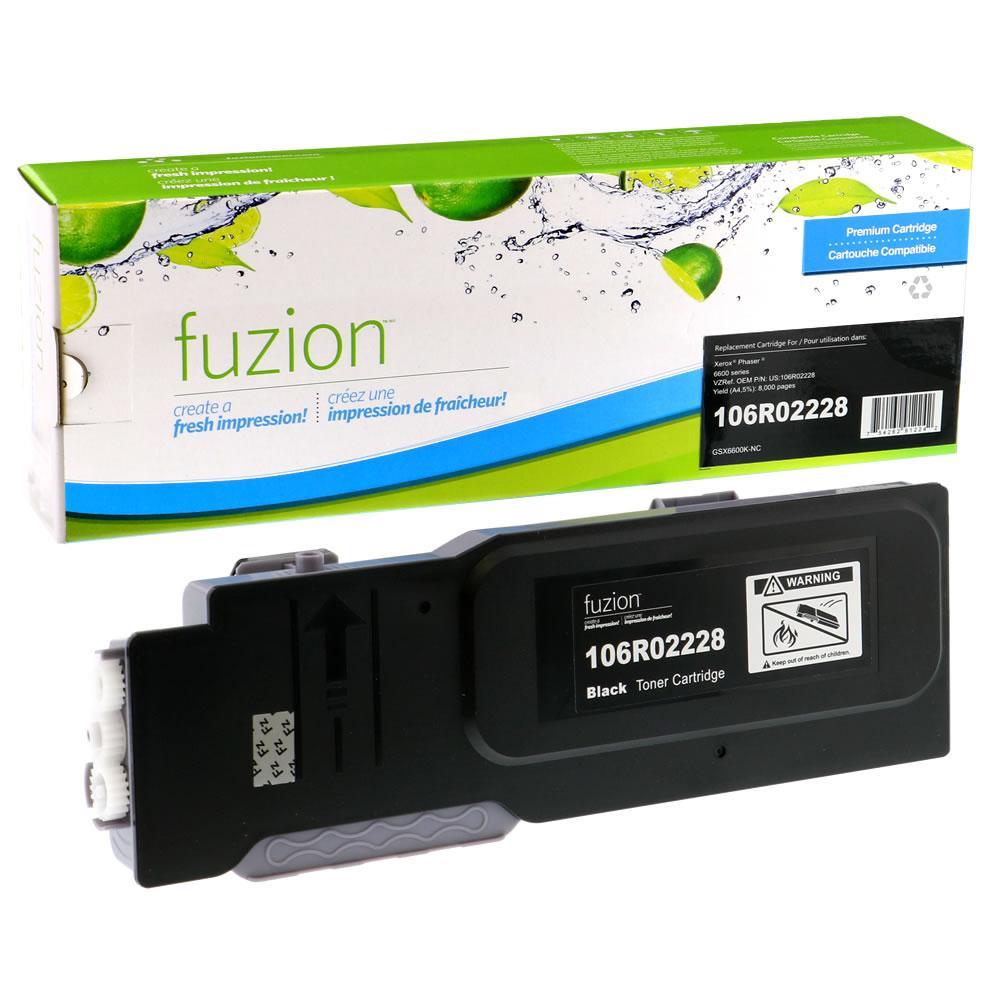 Fuzion New Compatible Toner for Xerox 106R02228 - Black