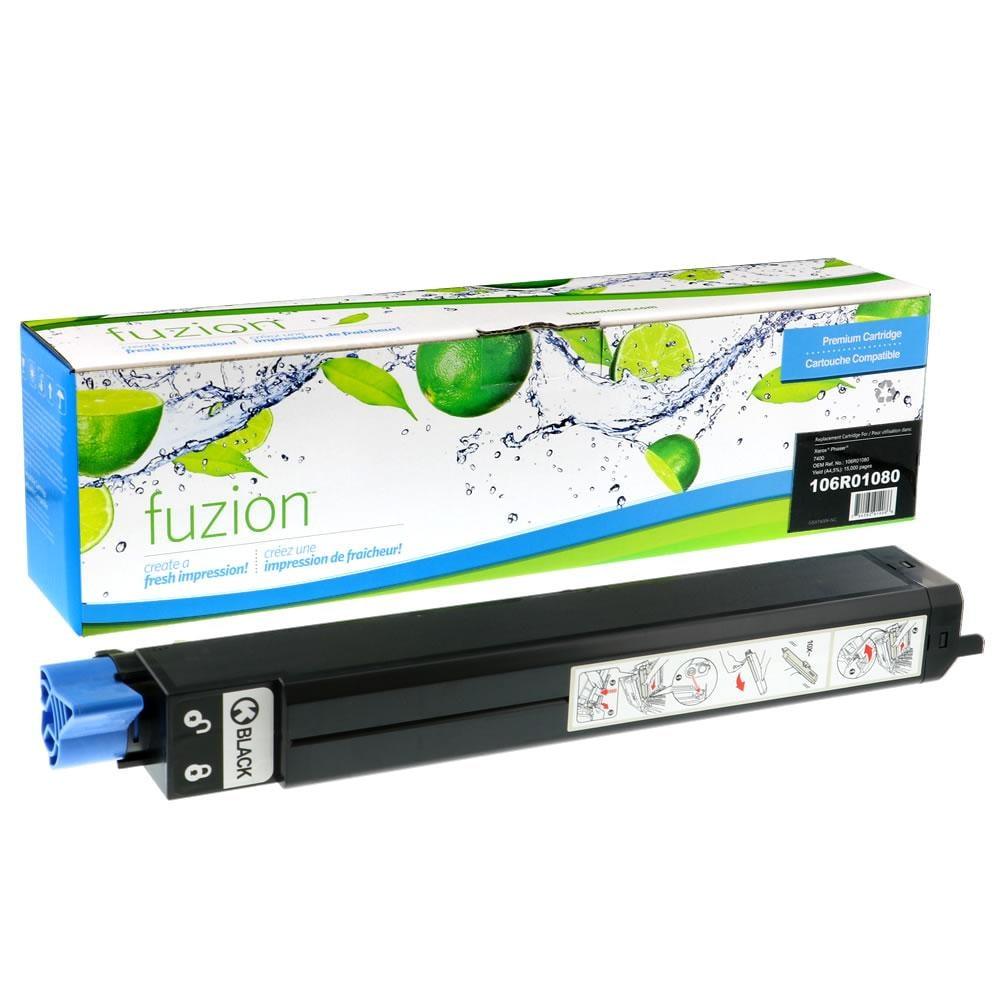 Fuzion New Compatible Toner for Xerox 106R01080 - Black