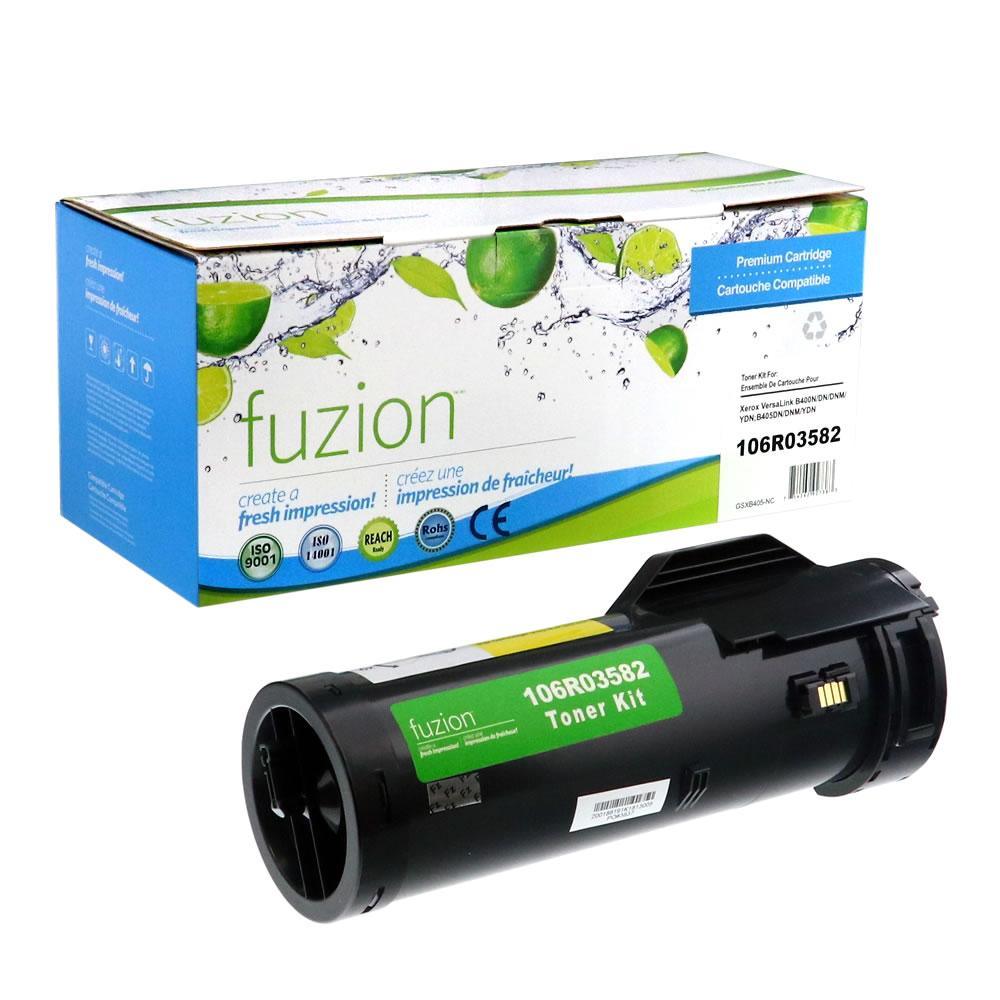 Fuzion New Compatible Toner for Xerox 106R03582 - Black