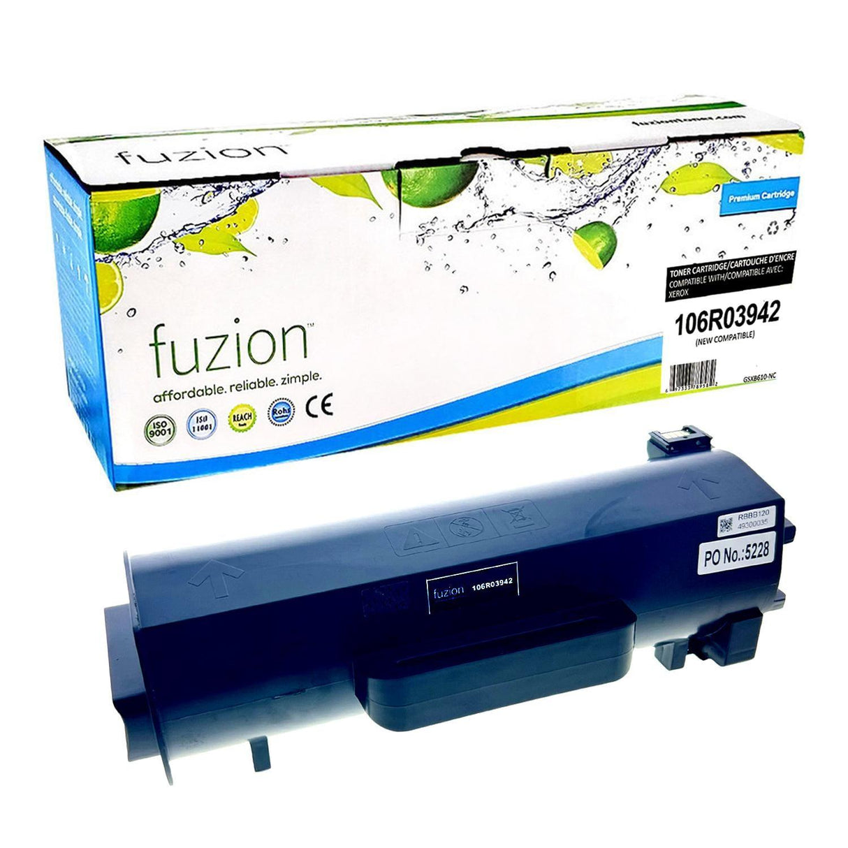 Fuzion New Compatible Toner for Xerox 106R03942
