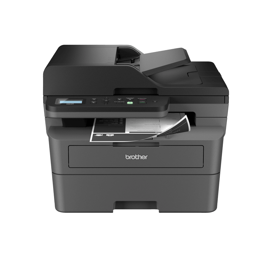 Brother DCP-L2640DW Wireless Laser Multifunction Printer - Monochrome - Gray - Copier/Printer/Scanner - 23.6 ppm Mono Print - 1200 x 1200 dpi Print - Automatic Duplex Print - Wireless LAN - Apple AirPrint, Mopria - USB - For Plain Paper Print - 1 Each