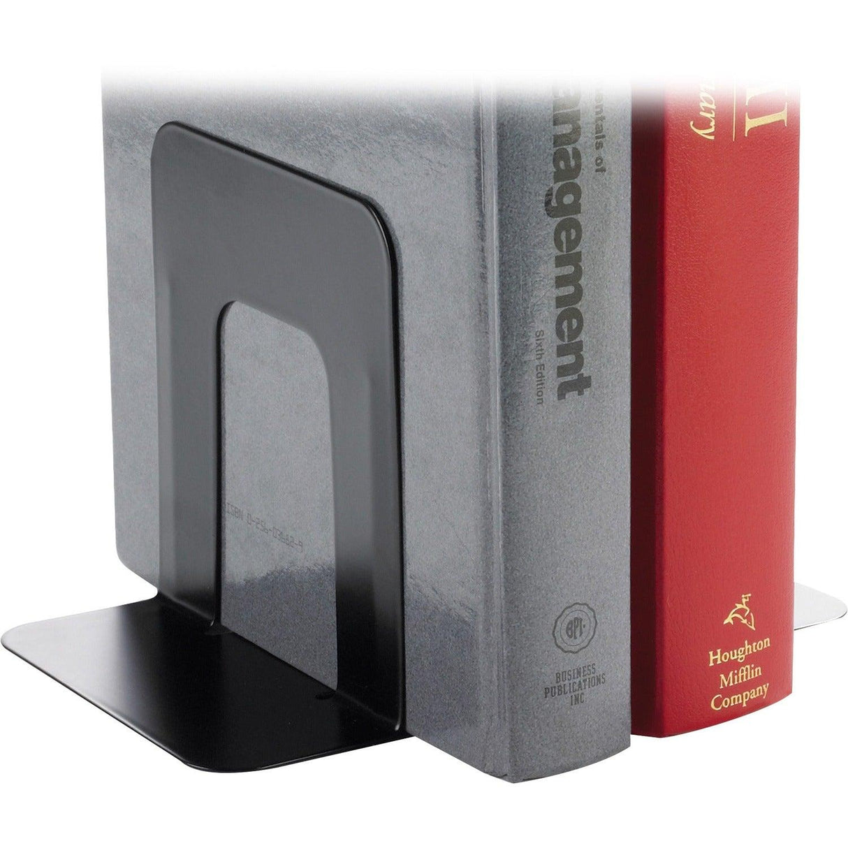 Business Source Heavy-gauge Steel Book Supports - 5.3" Height x 5" Width x 4.8" DepthDesktop