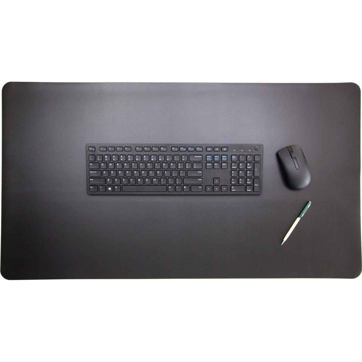 Desktex Black PVC Desk Pad