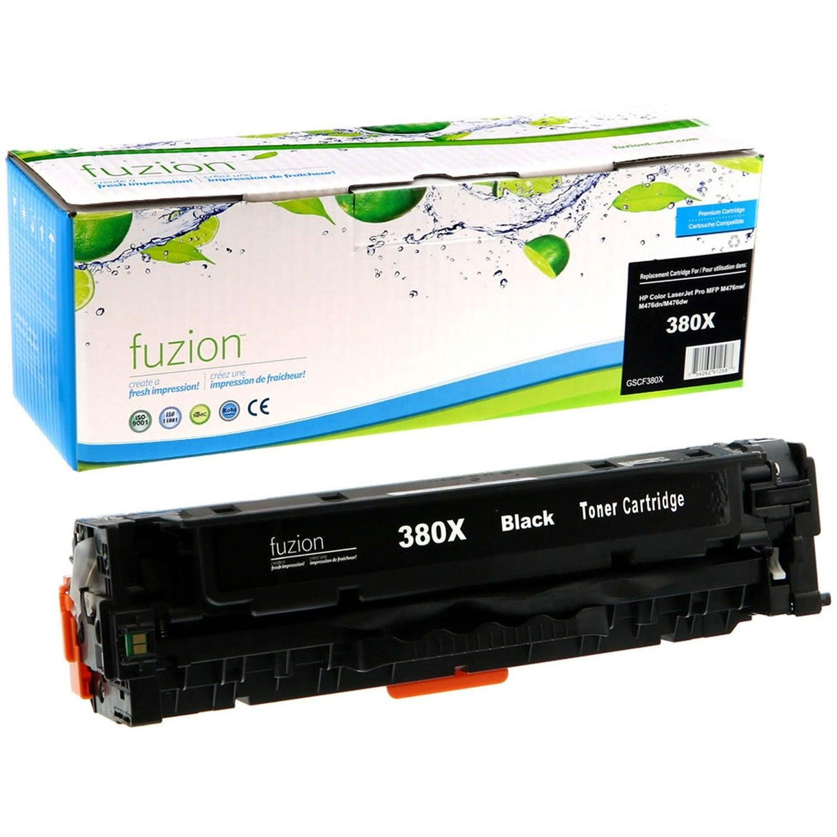 fuzion Remanufactured High Yield Laser Toner Cartridge - Alternative for HP 312X - Black - 1 Each