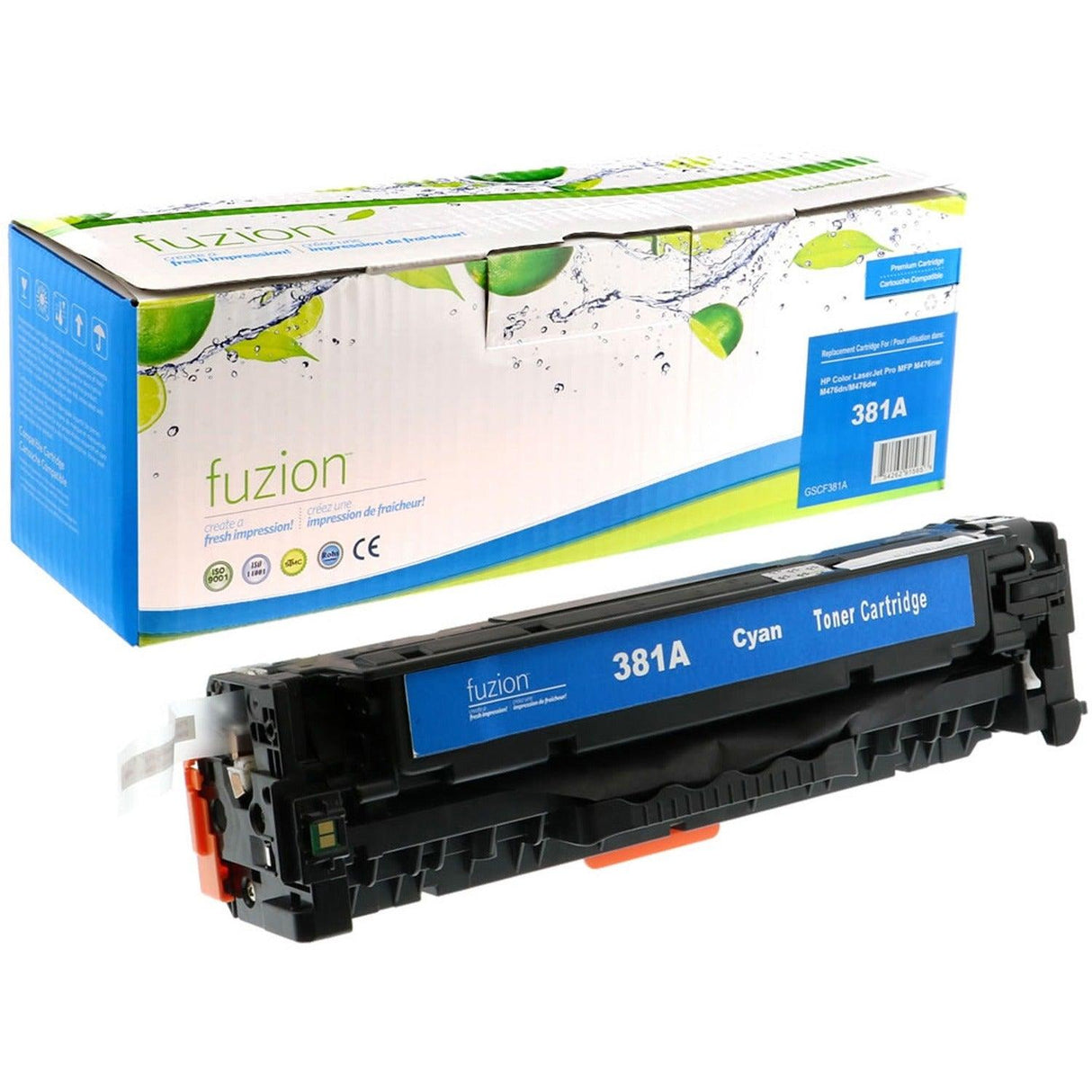 fuzion Remanufactured Laser Toner Cartridge - Alternative for HP 312X - Cyan - 1 Each