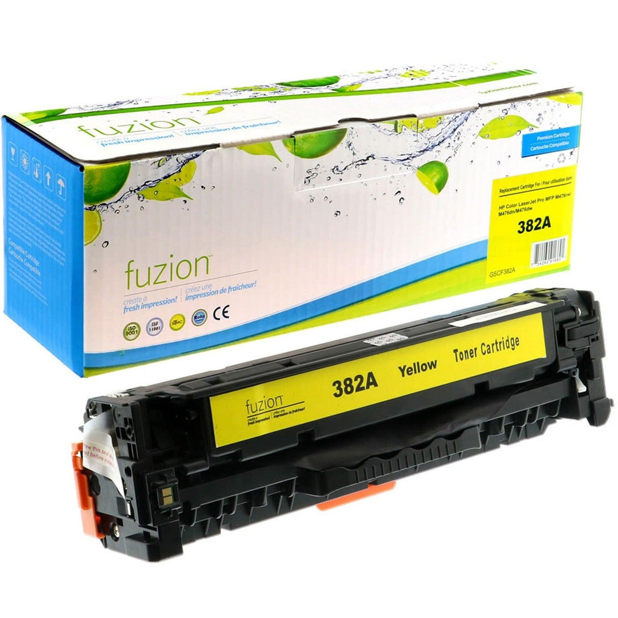 fuzion Remanufactured Laser Toner Cartridge - Alternative for HP 312X - Yellow - 1 Each