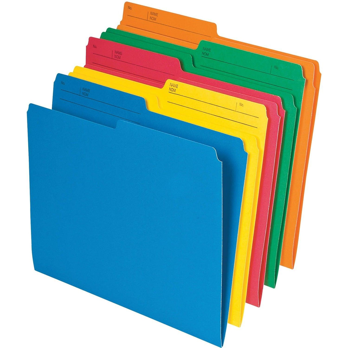 Pendaflex 1/2 Tab Cut Letter Recycled Top Tab File Folder