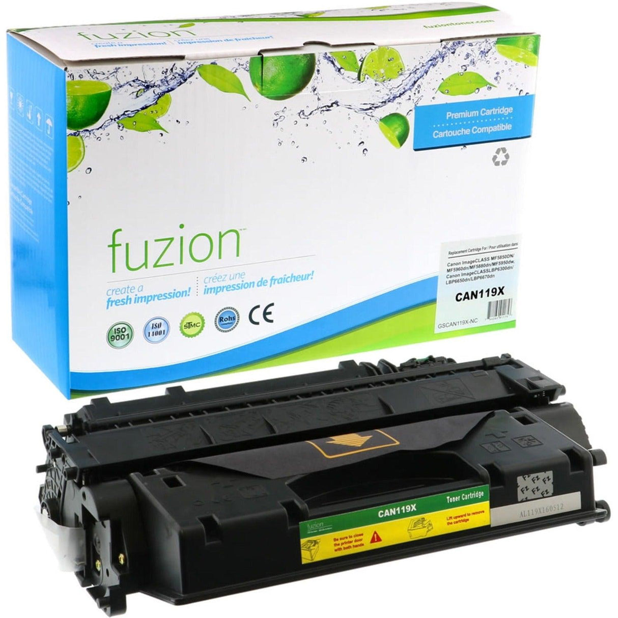 fuzion Laser Toner Cartridge - Alternative for Canon 119X - Black - 1 Each