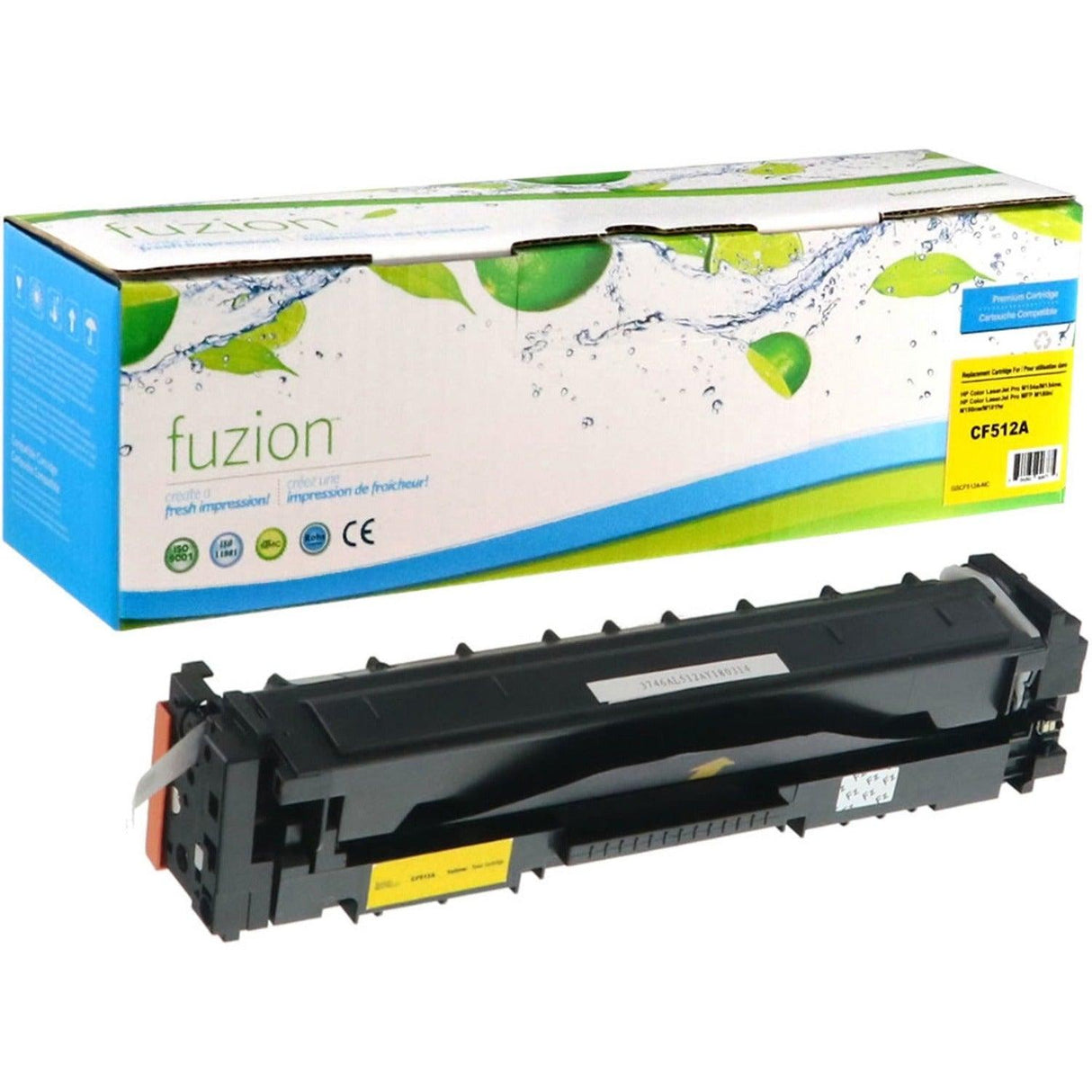fuzion Toner Cartridge - Alternative for HP CF512A - Yellow