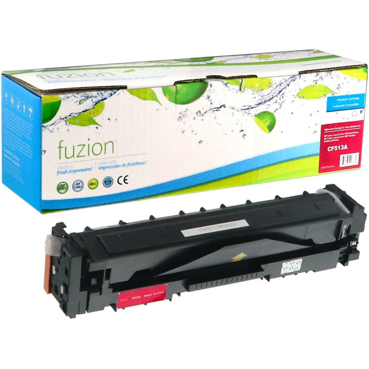 fuzion Toner Cartridge - Alternative for HP CF513A - Magenta