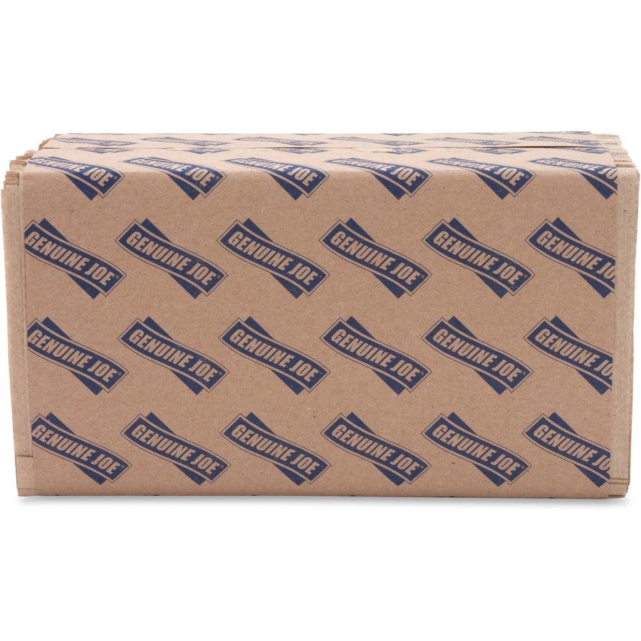 Genuine Joe Single-Fold Value Paper Towels