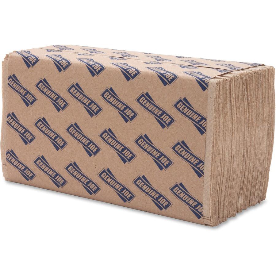 Genuine Joe Single-Fold Value Paper Towels
