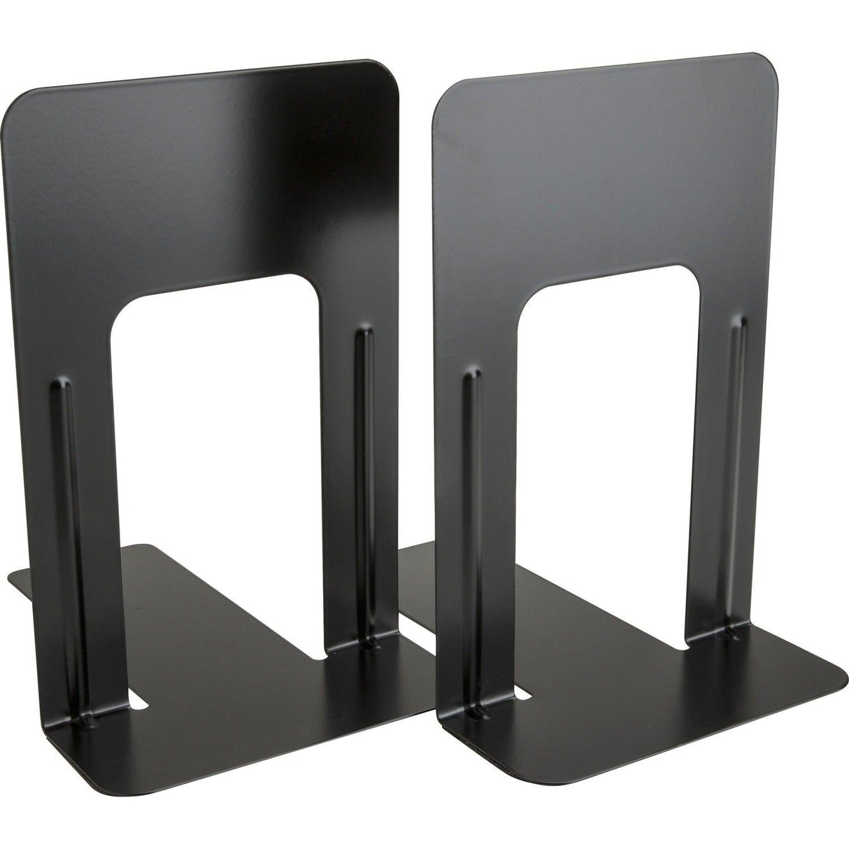 Business Source Heavy-gauge Steel Book Supports - 8.5" Height x 9" Width x 6" DepthDesktop