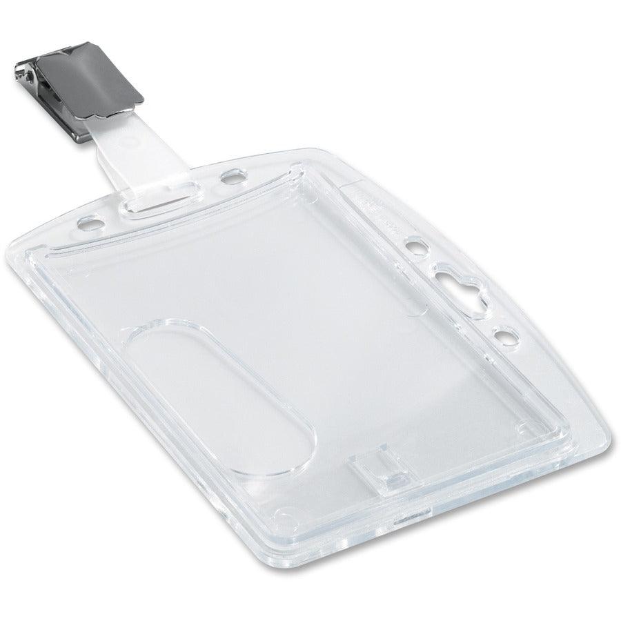 DURABLE Rotating Strap Clip ID Card Holder