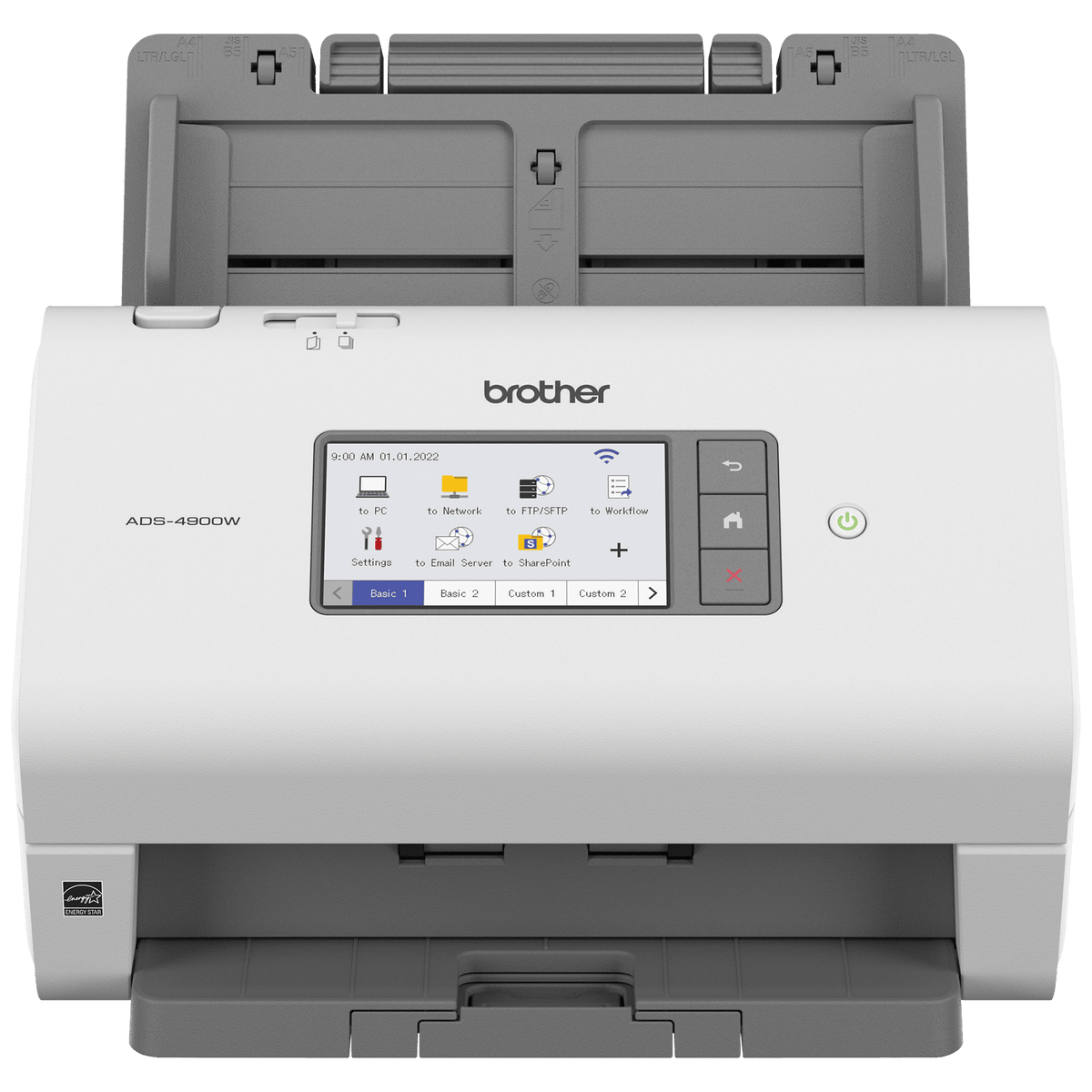 Brother ADS-4900W Professional Desktop Scanner for Busy Workgroups with High Scan Volumes