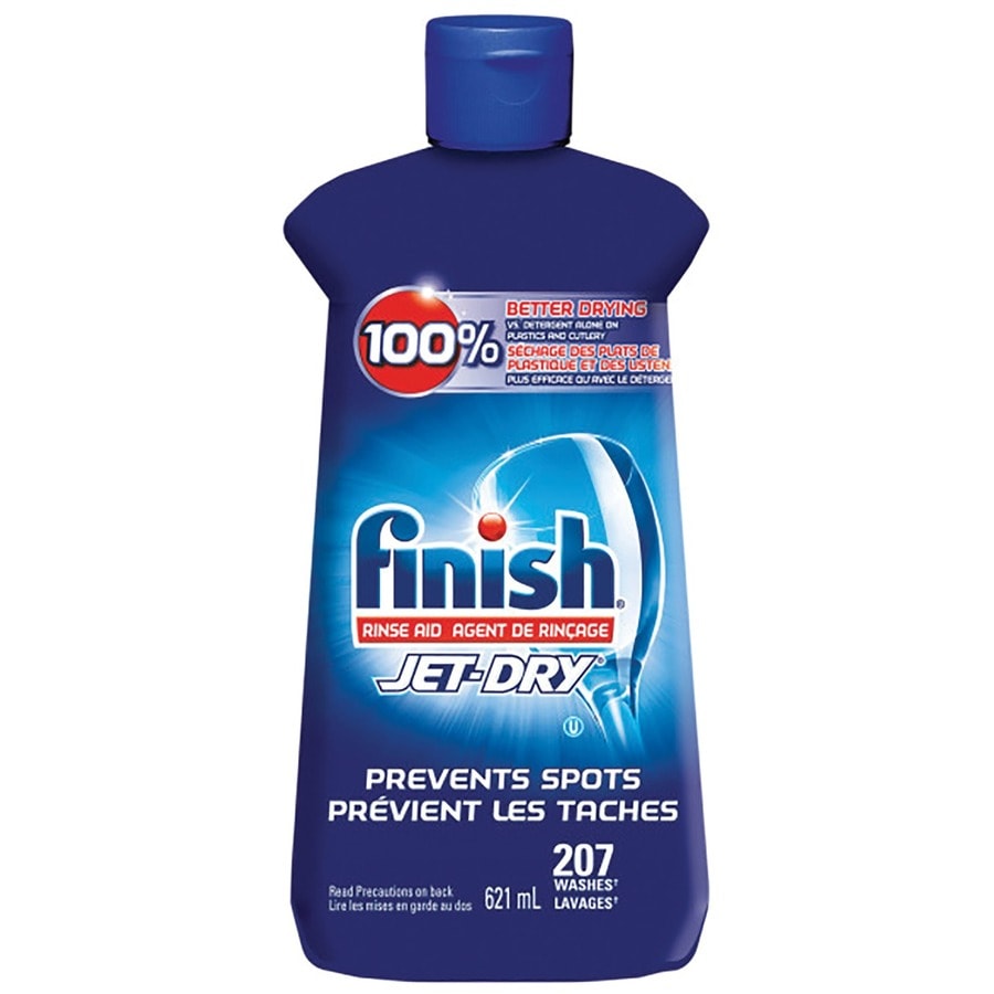 Finish Jet-Dry Rinse Aid - Ready-To-Use - 621 mL Bottle - 1 Each