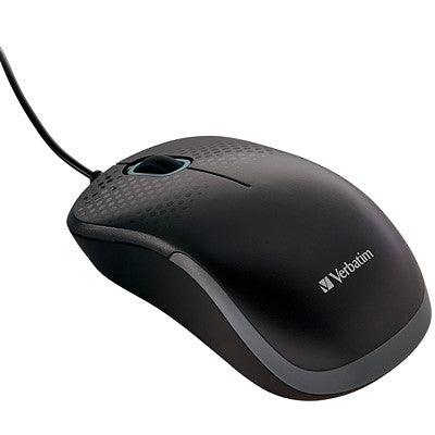 SILENT WIRED OPTICAL MOUSE BLK