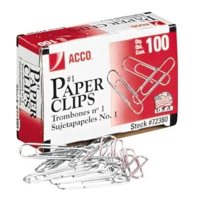 PAPER CLIPS 1-9/32  LONG PLAIN