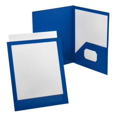PORTFOLIO VIEW FOLIO POCKT BLU