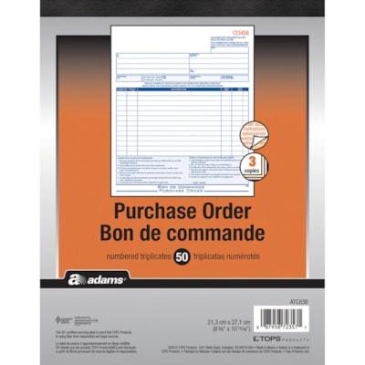 PURCHASE ORDER 3PT NCR
