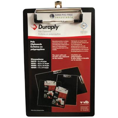 DURAPLY  CLIPBRD 5 X8   BLK