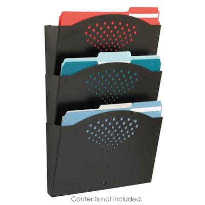 SAFCO TRIPLE STEEL WALL POCKET