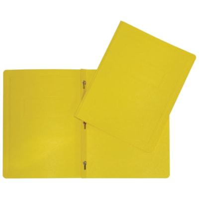 3 PRONG REPORT COVER YELLOW