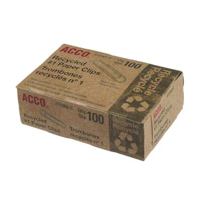 ACCO RECYCLED PAPER CLIPS