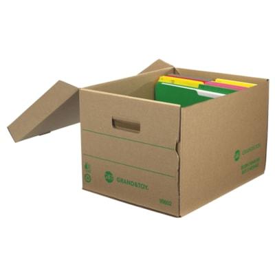 G&T STORAGE BOX, KRAFT, 25/CTN
