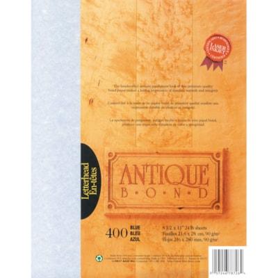 ANTIQUE BOND FINE PAPER BLUE