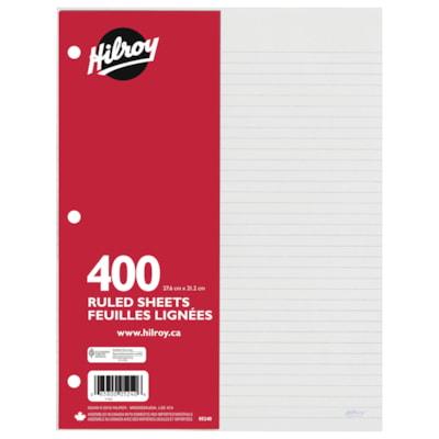 LOOSE LEAF SHEETS 10-7/8X8-3/8