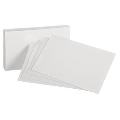 Oxford Index Cards - 5" (127 mm) Divider Width - White Divider - Recycled - 100 / Pack