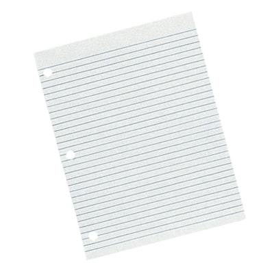 PAD WIDE RULLED WHT LTR 96SHT