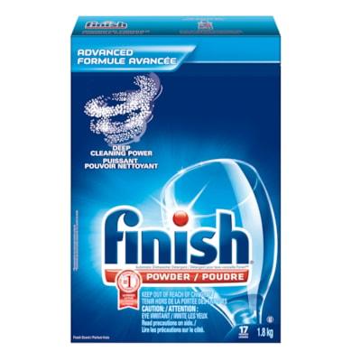 Finish Dishwashing Detergent - Powder - 3.97 lb (1800 g) - Fresh Scent - 1 Each - Discontinued Product