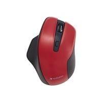 SILENT ERGO WIRELESS MOUSE RED