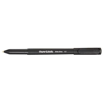 BALLPT PEN BLK MED. PAPERMATE